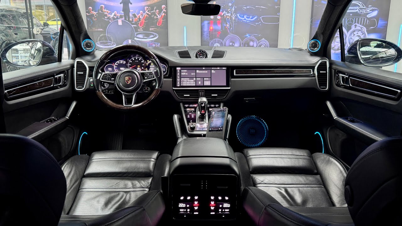 Демонстрационный автомобиль Porsche Cayenne Morel в Китае — Morel, Brax, Fiio, Tchernov Cable