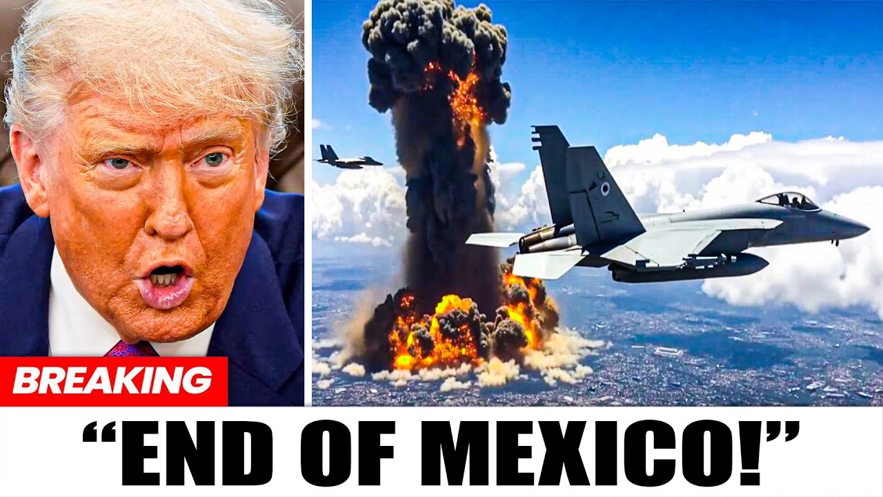 Первый удар американского истребителя F-15: нарколаборатория картеля уничтожена