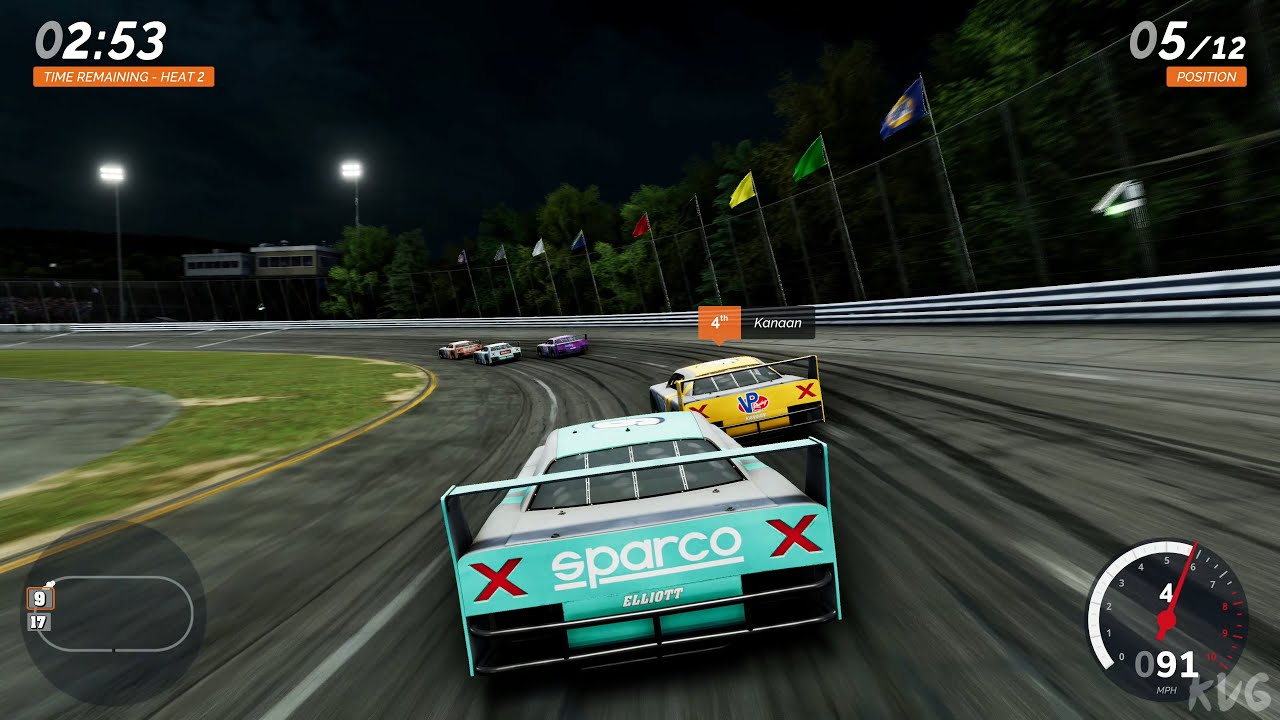 SRX: The Game - Stafford Motor Speedway - Gameplay (PC UHD) [4K60FPS]