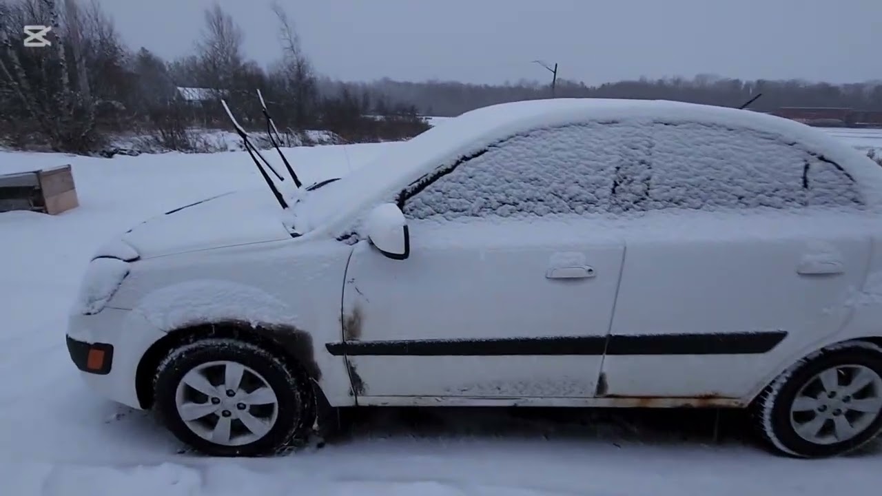 Snow Storm on new year day of 2026 in mcadam nb 