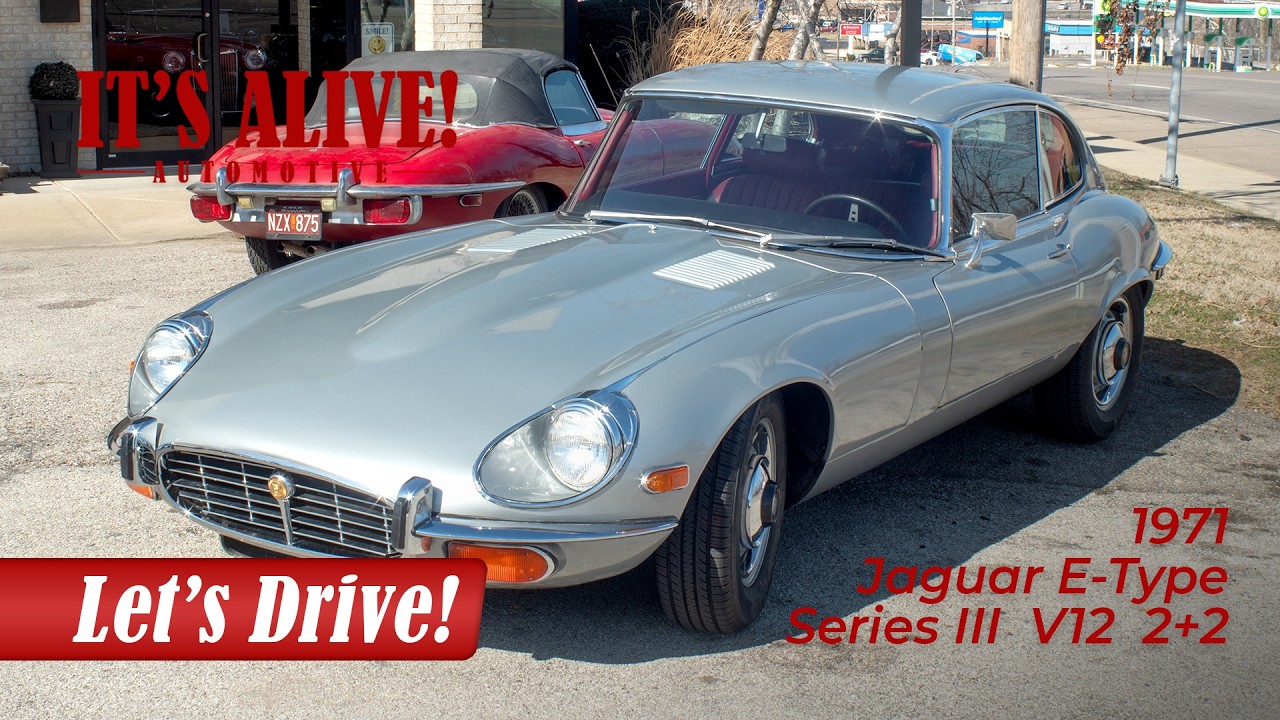 1971 Jaguar E-Type Series III  V12  2+2 | Let's Drive!
