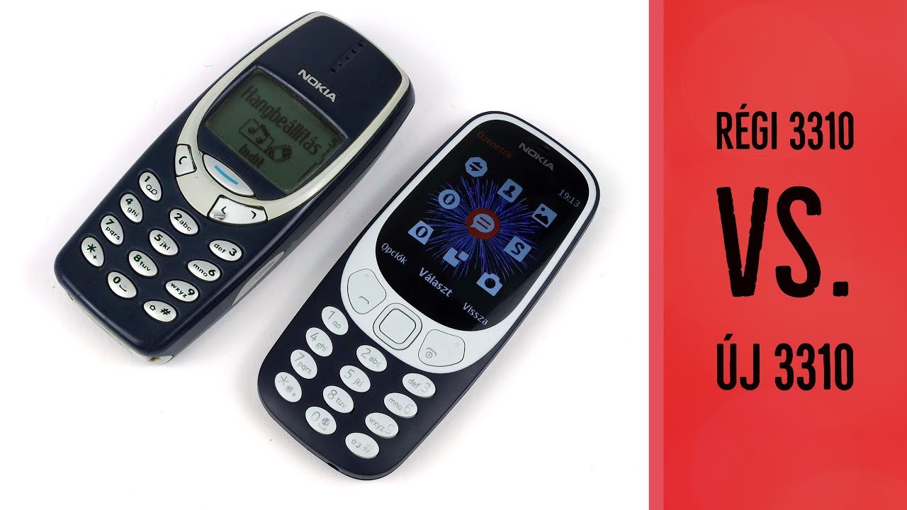 Az új 3310-es Nokia a régi ellen