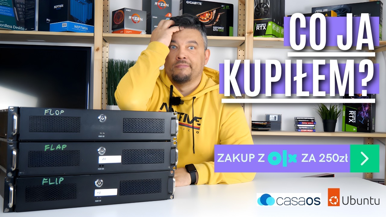 Kupiłem serwer...trzy. Core 2 Duo w obudowie rack do domowego homelab.