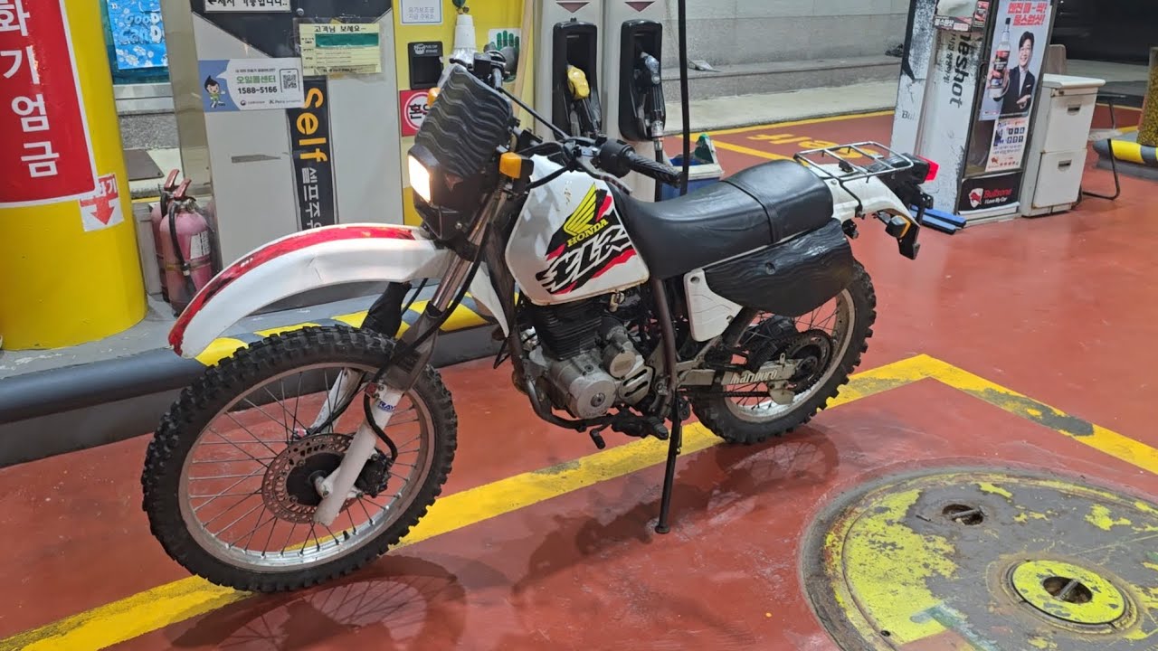 혼다 XLR125 1차 리스토어 완료 시동 및 첫 주행