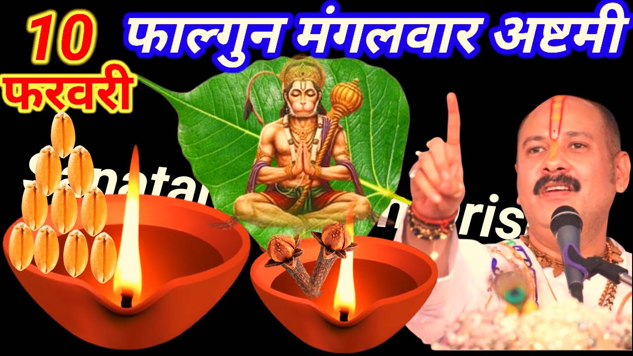 10 फरवरी फाल्गुन मंगलवार अष्टमी तिथि के दिन 11 गेहूं के दाने वाला उपाय जरुर करे || Pradeep Ji Mishra