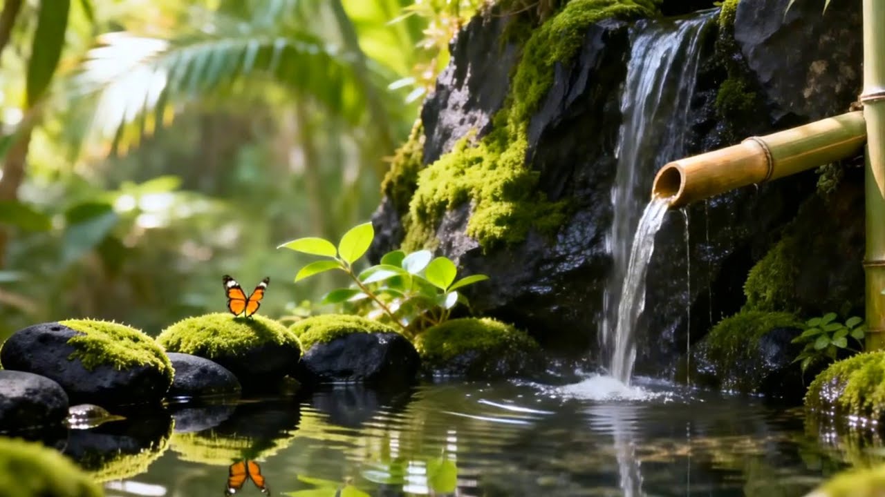 Zen Garden Spa 🌱 Natural Water Sounds for a Tired Soul”