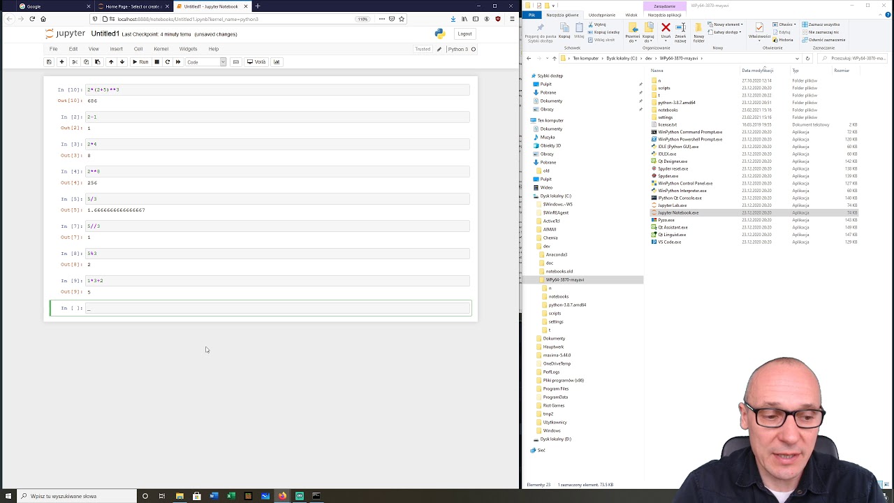 Kurs pythona odc 2: operacje arytmetyczne, typy zmiennych
