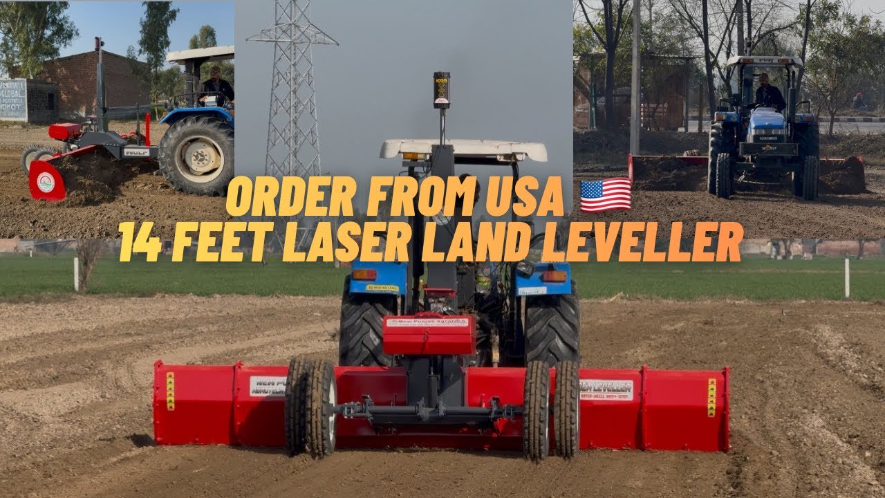 14 Feet | Laser Land Leveller | Testing | New Punjab Agrotech Faridkot