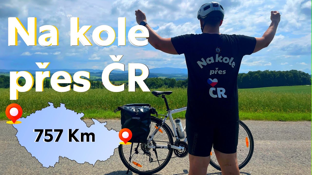 Na kole přes ČR - 757 Km - Od východu na západ