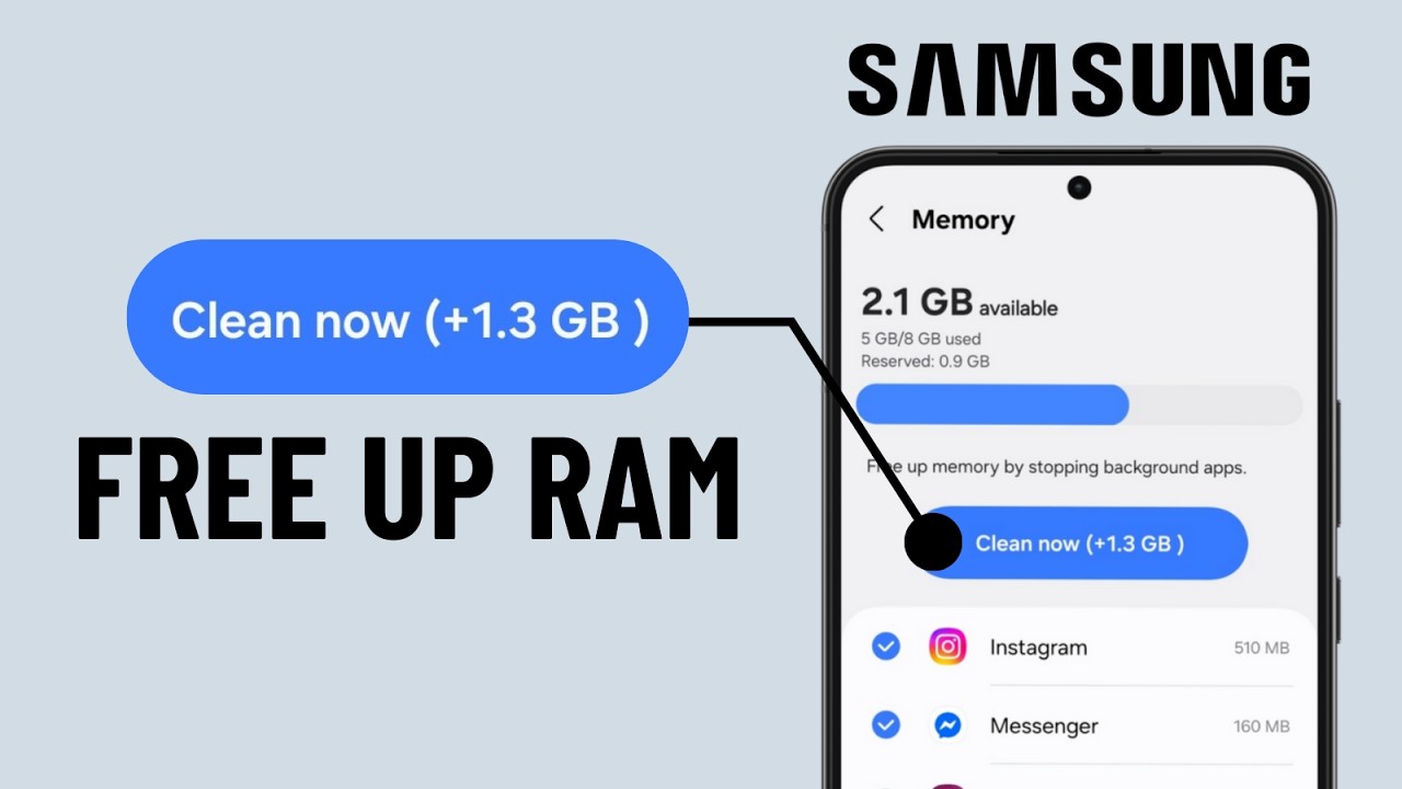 How to Clear RAM on Samsung Phone | Boost Performance