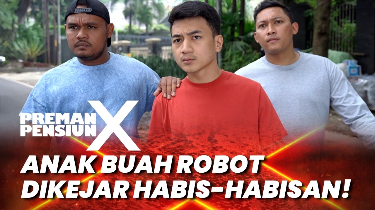 PREMAN PENSIUN 10: ANAK BUAH ROBOT DIKEJAR HABIS-HABISAN! #moment