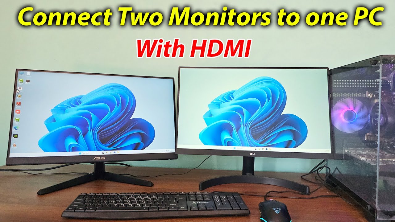 Jak podłączyć dwa monitory do jednego komputera przez HDMI