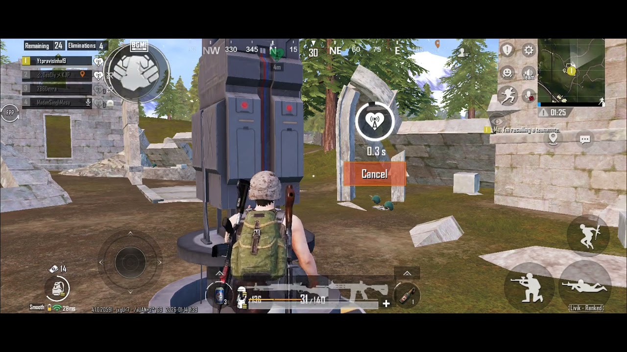 3vs1 @YTnoobsinha @TotalGaming093 @VanossGaming @gaming @TechnoGamerzOfficial @MrBeastGaming #pubg 