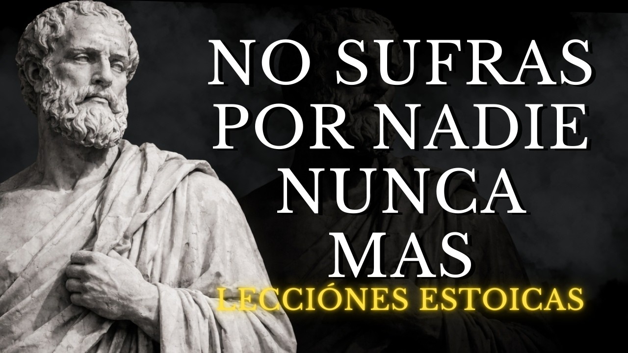 NO SUFRAS POR NADIE: LA LECCIÓN ESTOICA QUE CAMBIARÁ TU VIDA PARA SIEMPRE | ESTOICISMO