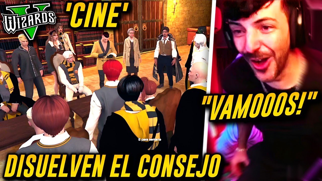¡¡CINE!! CHARLOTTE, HALFONSO (NEXXUZ), CALAMARDO y YOMAL logran DISOLVER el CONSEJO de FULGURIS 🧙‍♂️