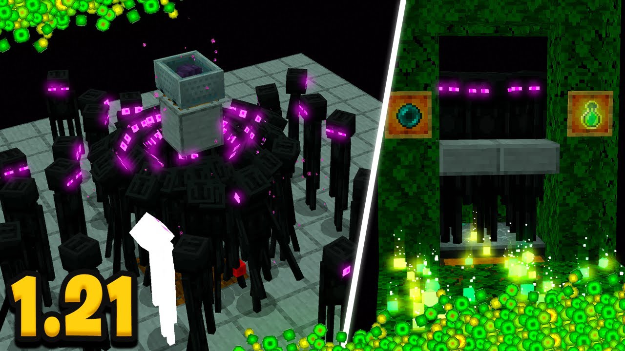 FARM de ENDERMAN e XP FÁCIL MINECRAFT BEDROCK 1.21 (XBOX,PS4,PS5,WIN10)