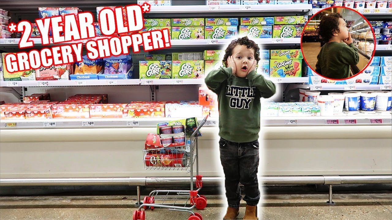 THE ACE FAMILY GROCERY SHOPPING CHALLENGE!!! *2 Year Old Baby*