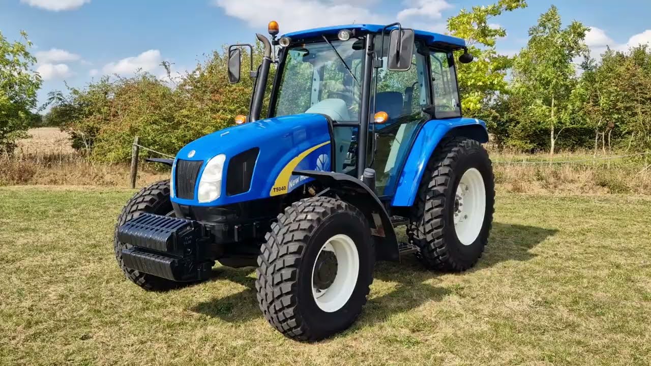 2009 New Holland T5040 4WD Tractor ex Saffron Walden council tractor! 22153