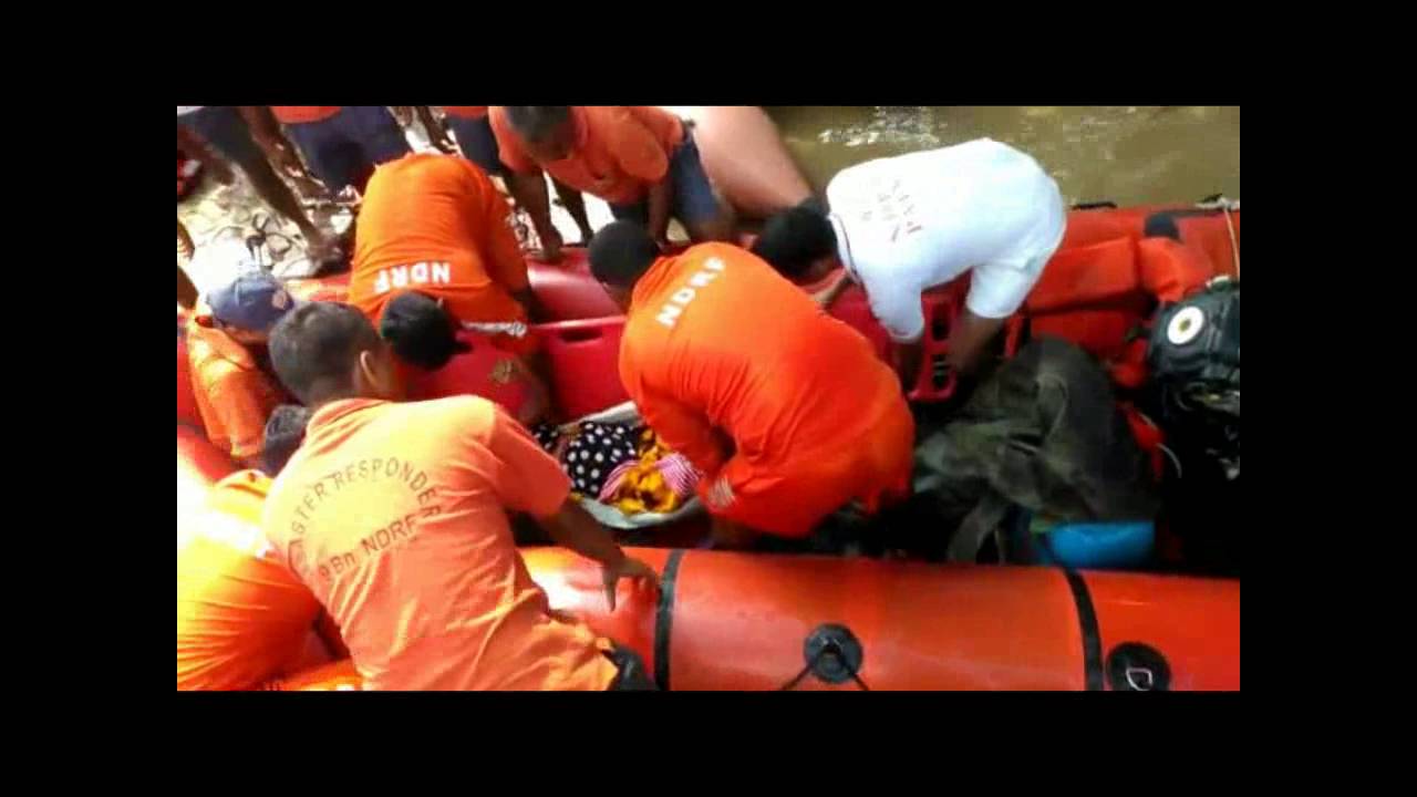 NDRF rescued a pregnant lady