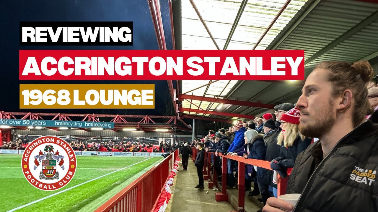 Обзор гостеприимства отеля Accrington Stanley в 1968 году в Lounge 🏴󠁧󠁢󠁥󠁮󠁧󠁿