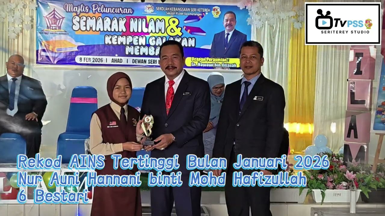 EPISOD 35 I 8 FEBRUARI 2026 I MAJLIS PELUNCURAN PROGRAM SEMARAK NILAM DAN KEMPEN GALAKAN MEMBACA