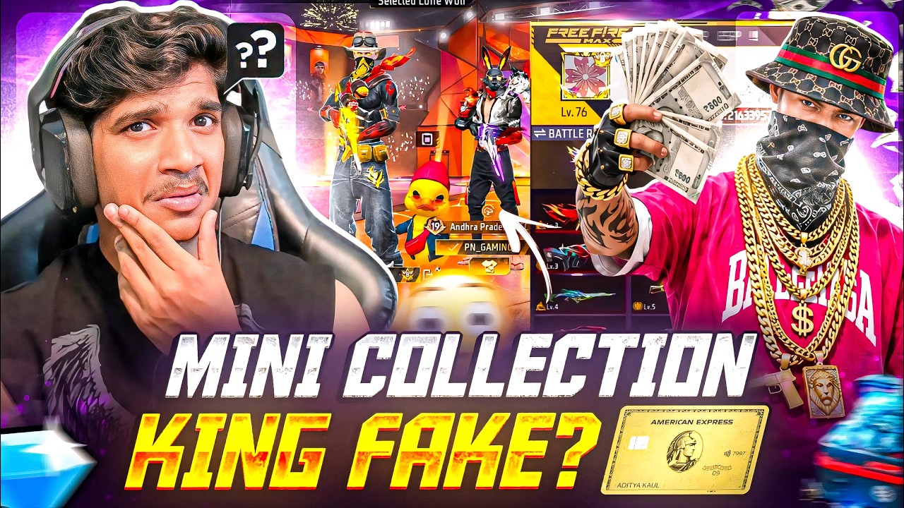 MINI COLLECTION KING 🔥😍 | CARDING?? 😱 | LOVE STORY ❤️ | FREE FIRE IN TELUGU #dfg #freefire