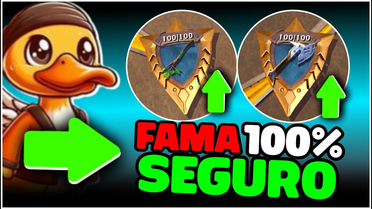 FAÇA 50 MILHOES DE FAMA 100% SEGURO POR DIA no Albion Online