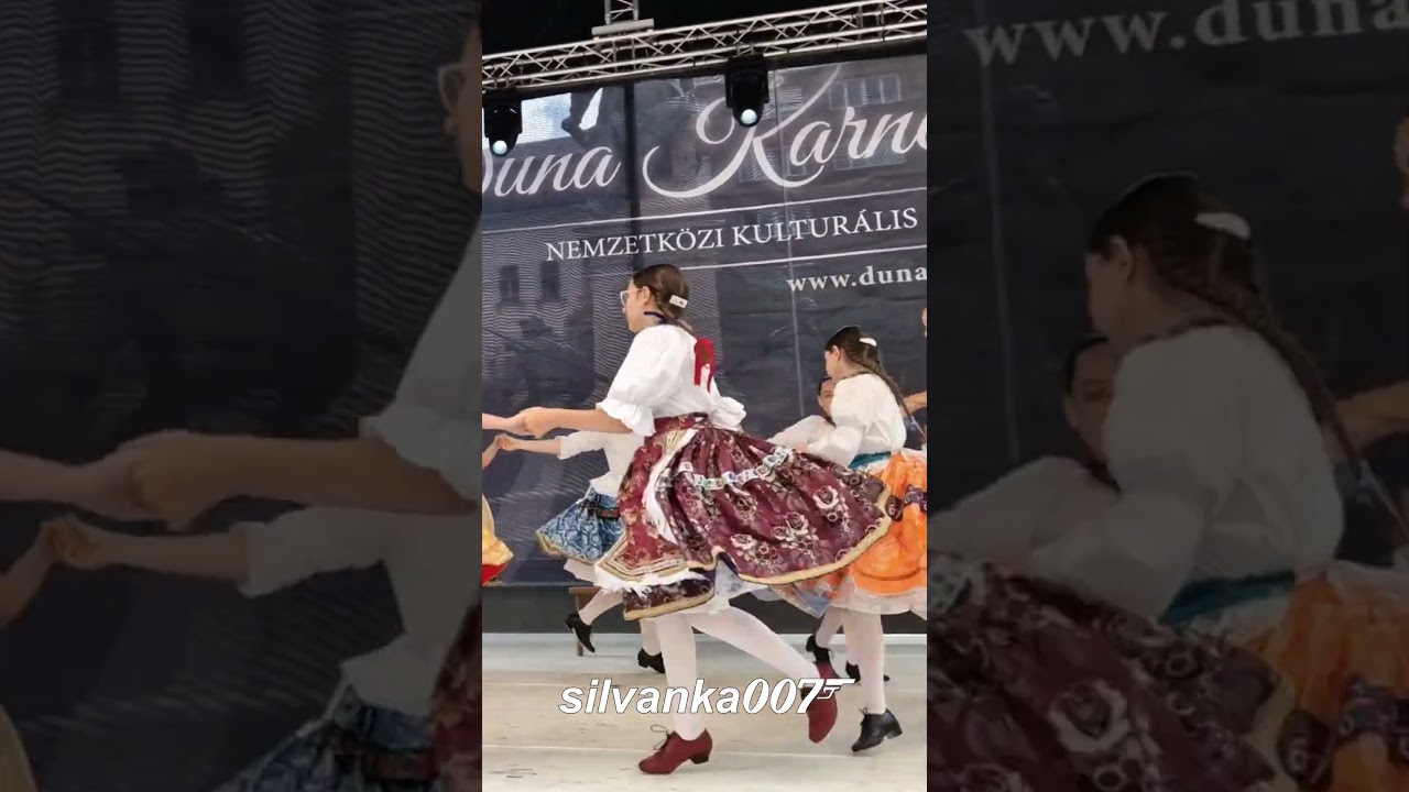 FOLK GROUP DANCES Youth Performance DANUBE Folk Festival International Cultural Event Hungary