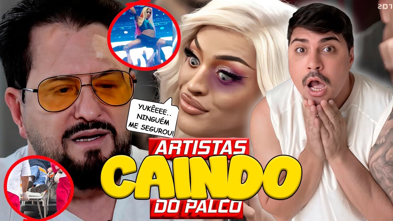ARTISTAS CAINDO DO PALCO, QUEM RIR JA SABE!