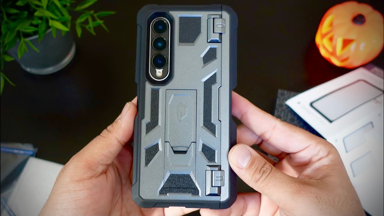 Poetic Galaxy Z Fold 4 Spartan Series Case! S-Pen Holder and Rugged Protection