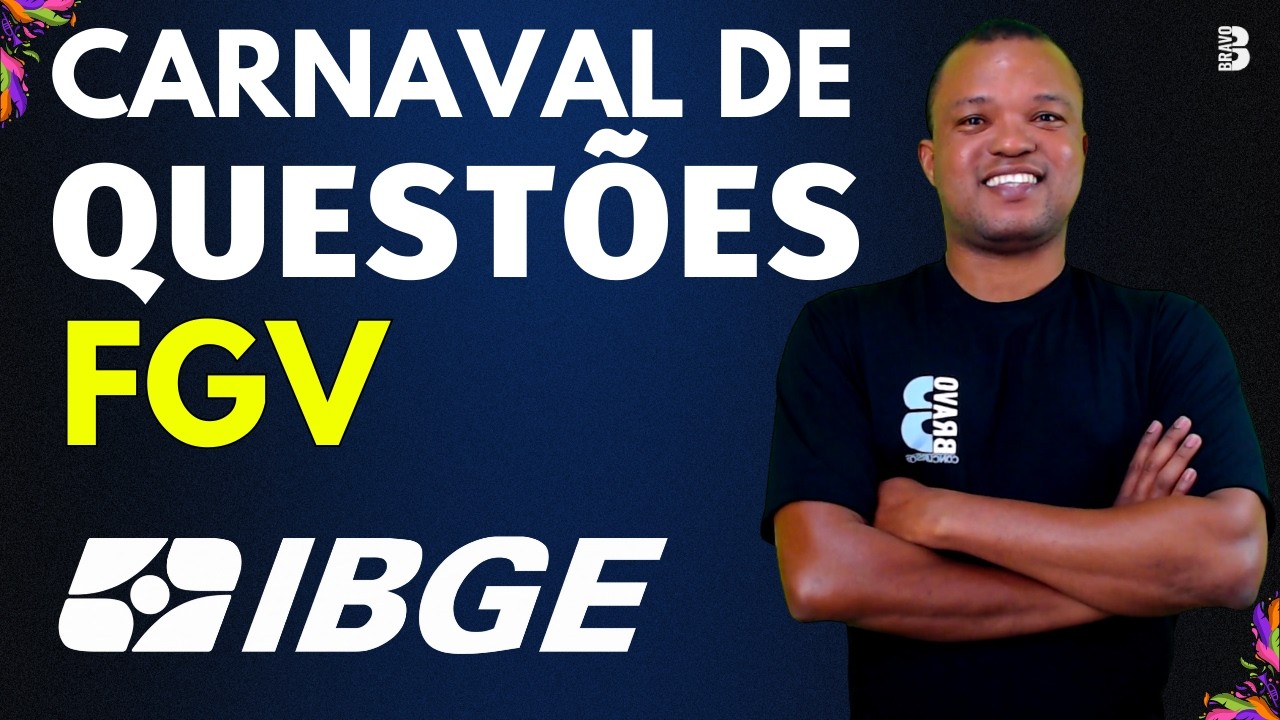 RACIOCÍNIO LÓGICO MATEMÁTICO | FGV | CONCURSO IBGE