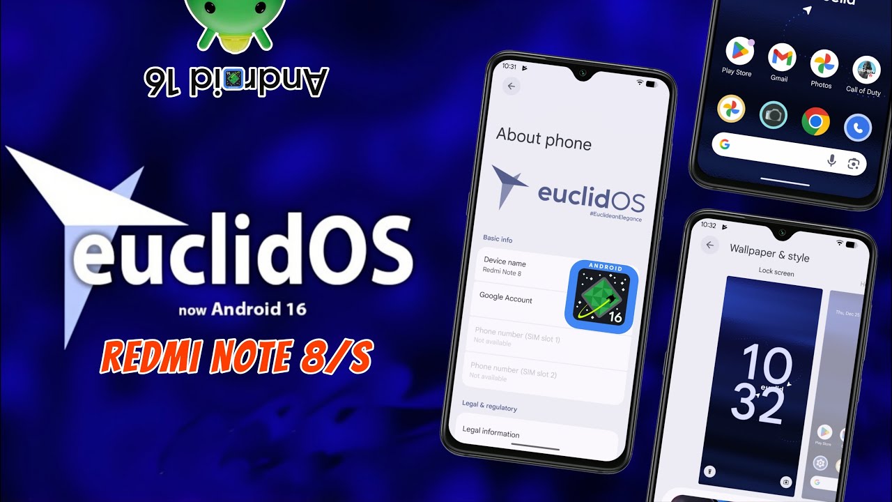 Операционная система Euclid OS (Android 16) на Redmi Note 8: плюсы, минусы и почему не стоит игра...
