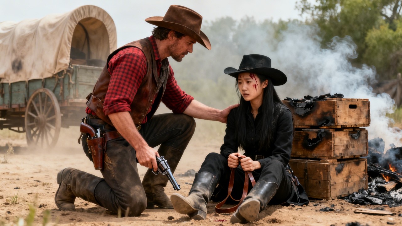 Broken Rancher Saves Lone Survivor Of A Wagon Massacre, Unaware She&rsquo;s A Outlaw Chinese Woman