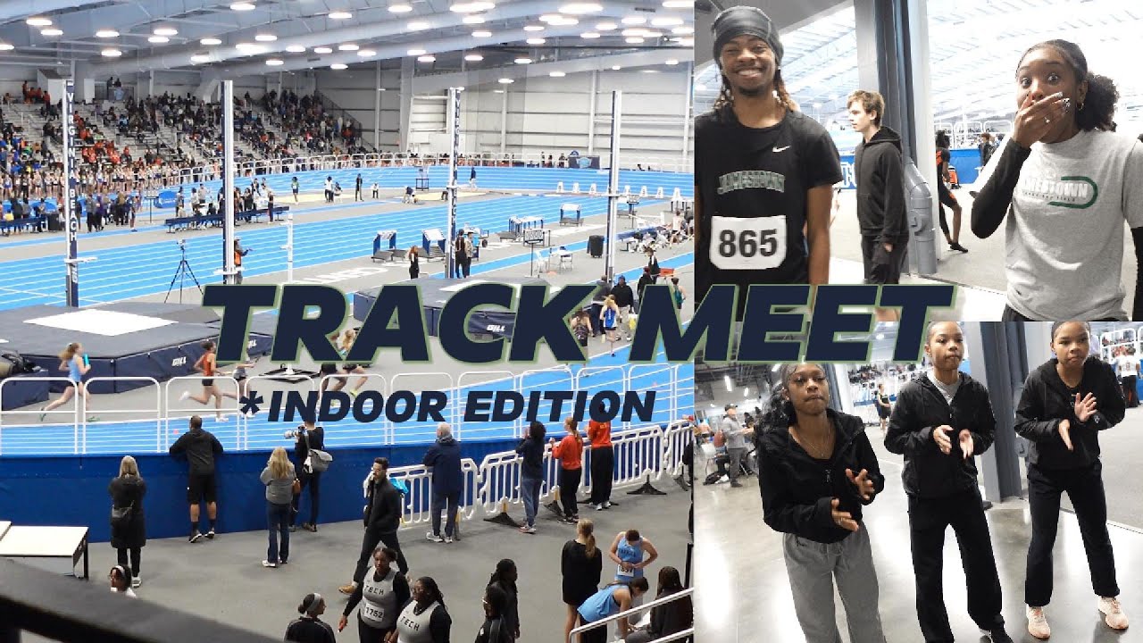 TRACK MEET VLOG | Invitational Indoor Track Meet