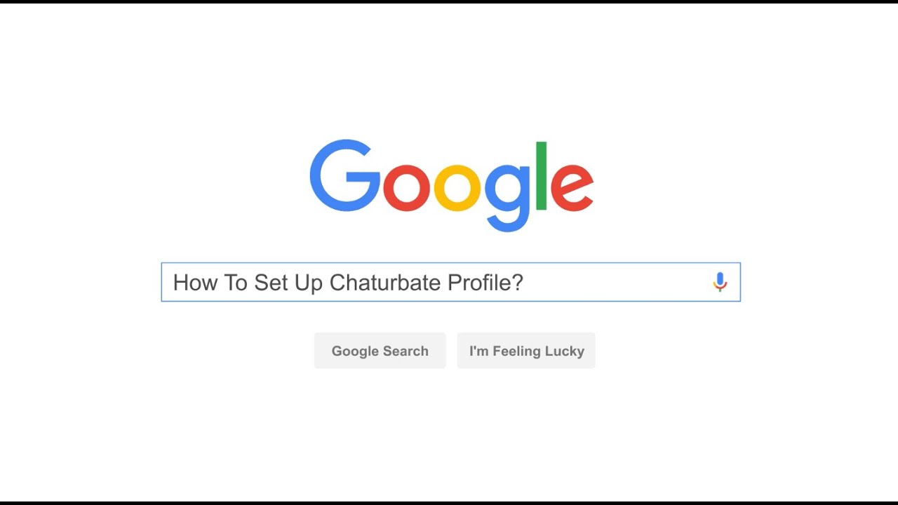 How To Setup Chaturbate Profile?