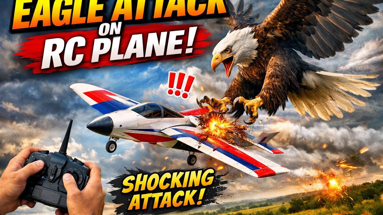 RC Plane पर Eagle का हमला! 😨 | Full Real Footage + DJI Drone Cinematics