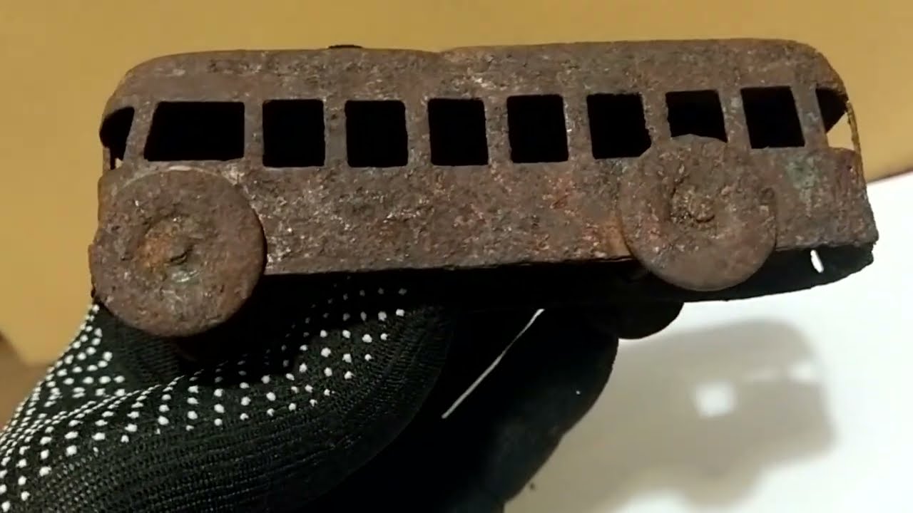 💲250🚌Редкая модель коллекционной игрушки, металлический автобус ЗИС-155. Забытый советский раритет 👀