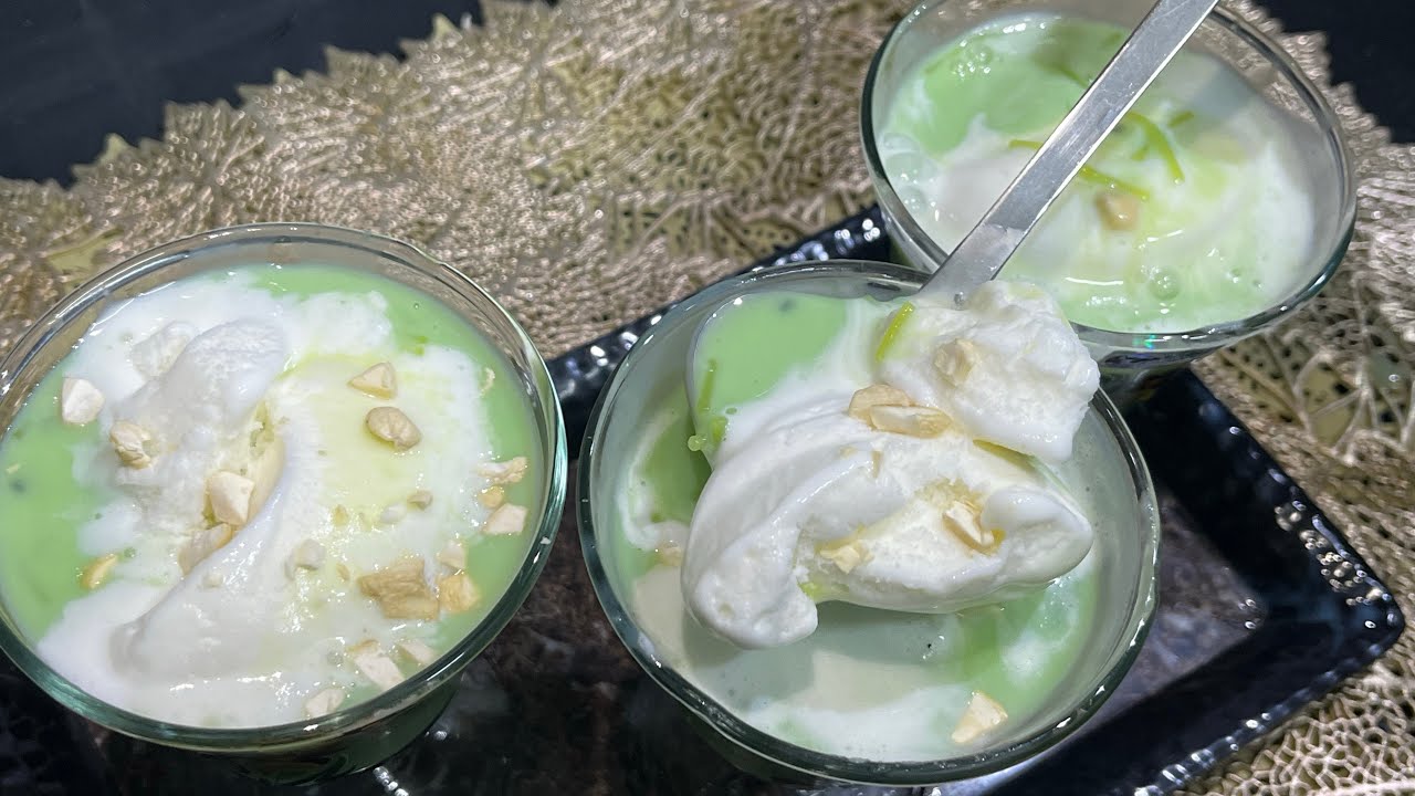 Falooda Mix Pista Flavour Recipe | Adam rasoi