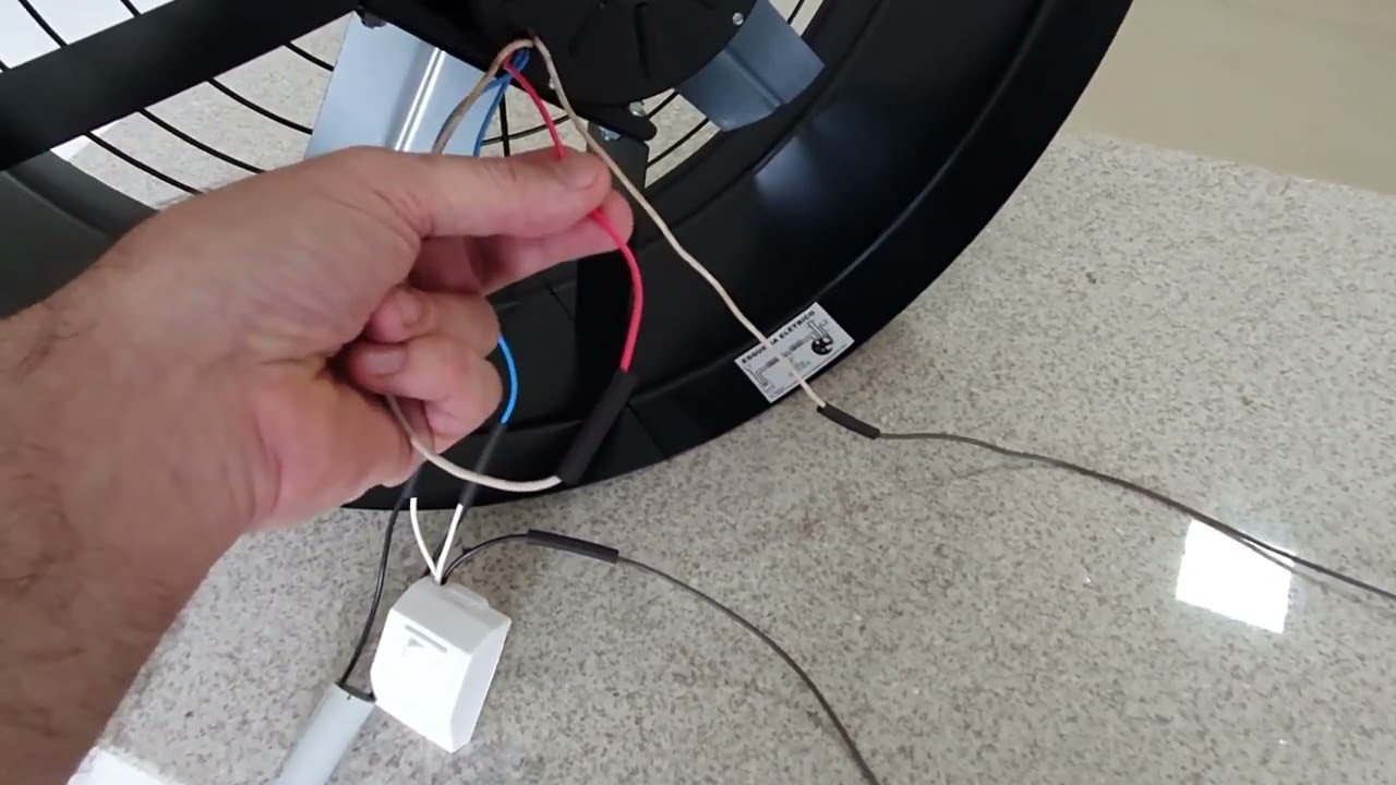 COMO FAZER A INSTALA&Ccedil;&Atilde;O DO EXAUSTOR JL COLOMBO 5 FIOS   127V E 220V