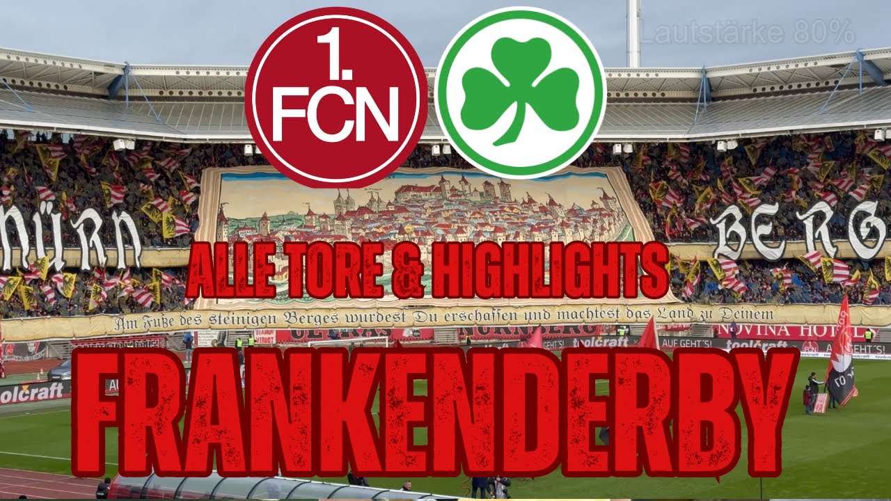 1. Fc Nürnberg vs Greuther Fürth 07.12.25 Frankenderby | Alle Tore & Highlights