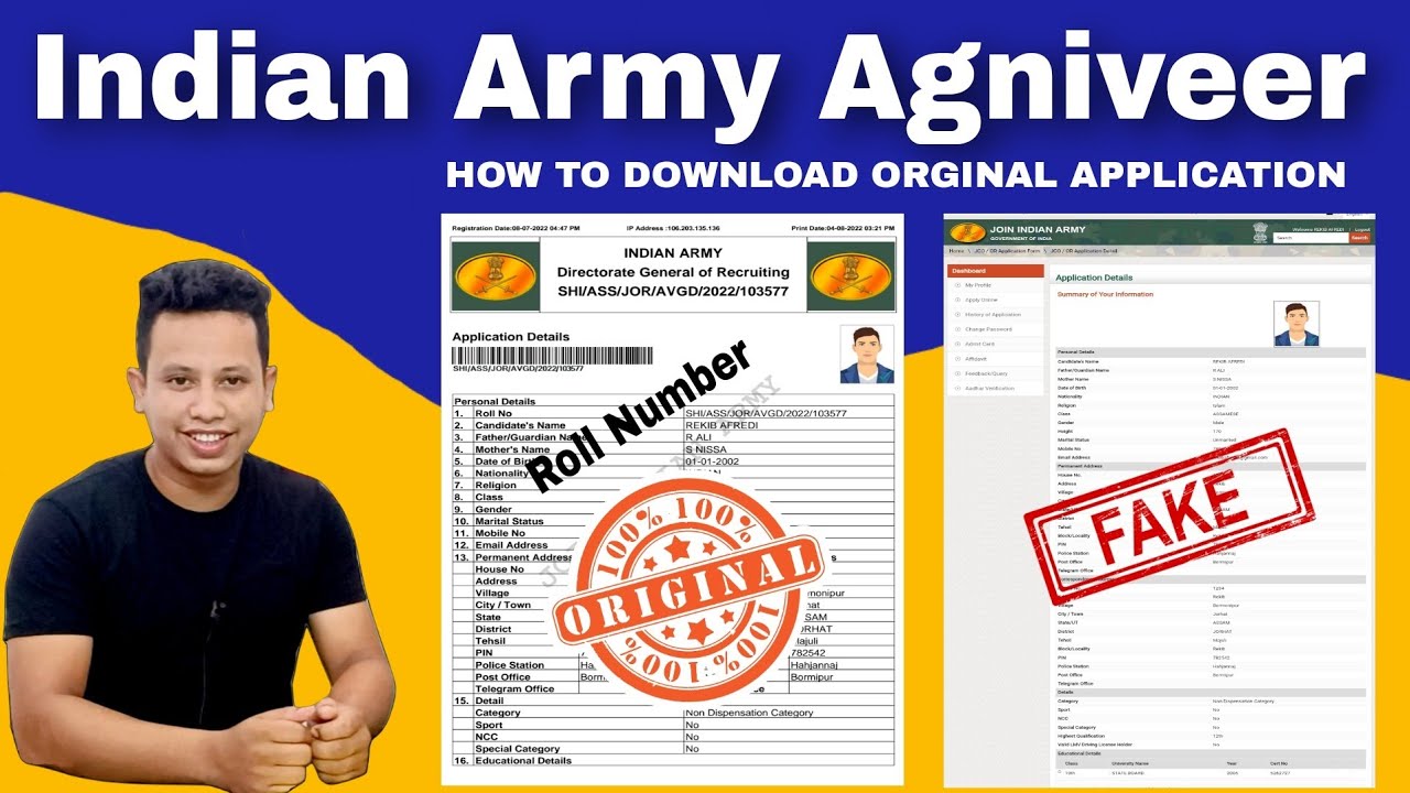 Indian Army Agniveer Application Form Download Step By Step ||How to Download indianArmy Application