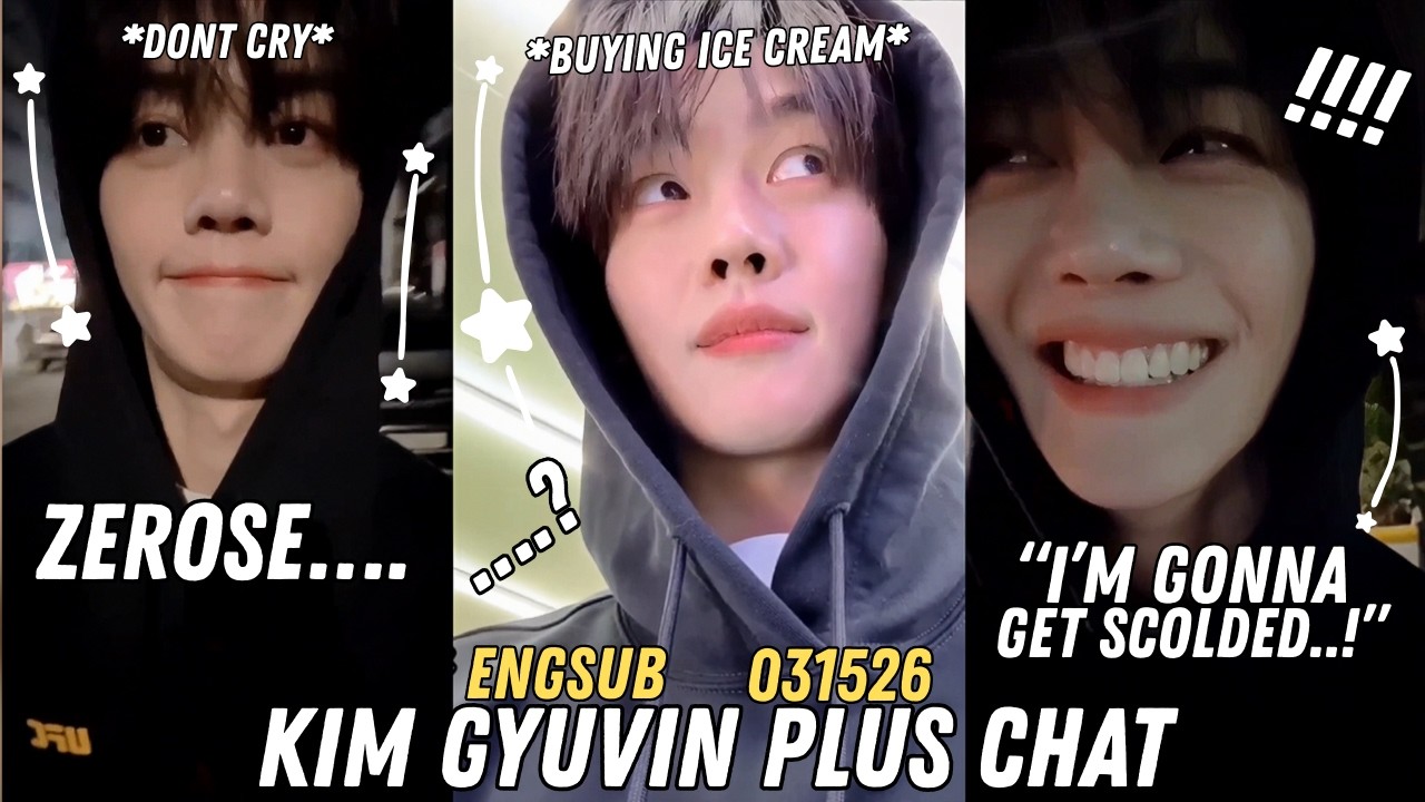 031526 ♡ Kim Gyuvins last live on Plus Chat as ZB1 (without company's permission)