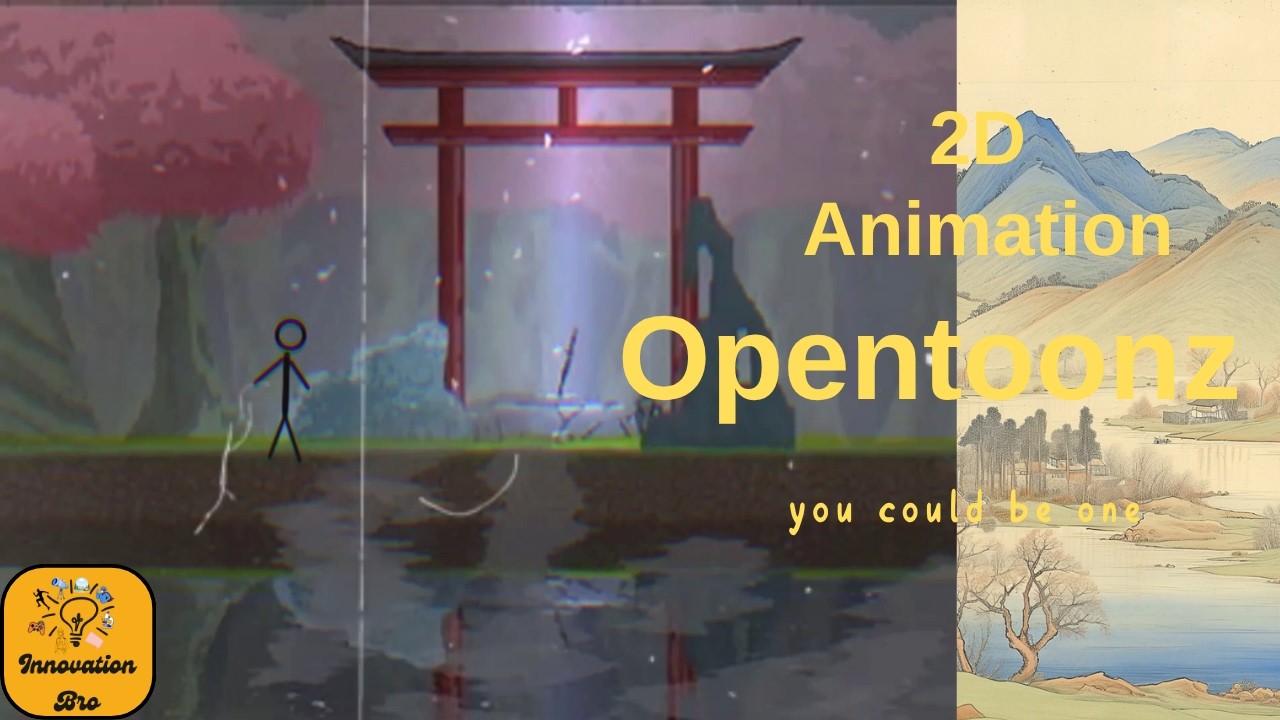 2D Animation # Chinese Gate # 1 Chin-up  # 
