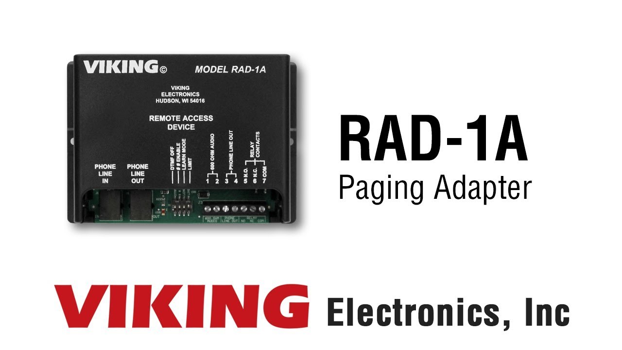 Viking RAD-1A Paging Adapter