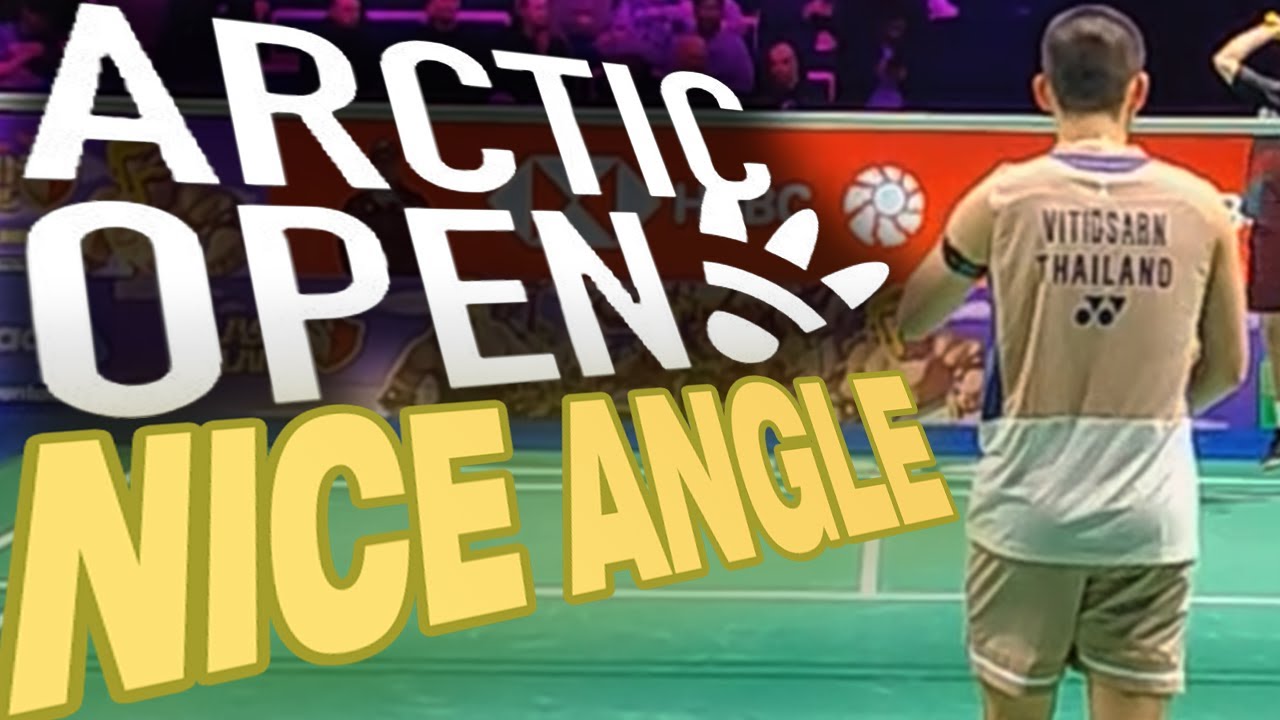 【Nice Angle】Kunlavut VITIDSARN (THA) vs. Koki WATANABE (JPN) Arctic Open 2025 Badminton
