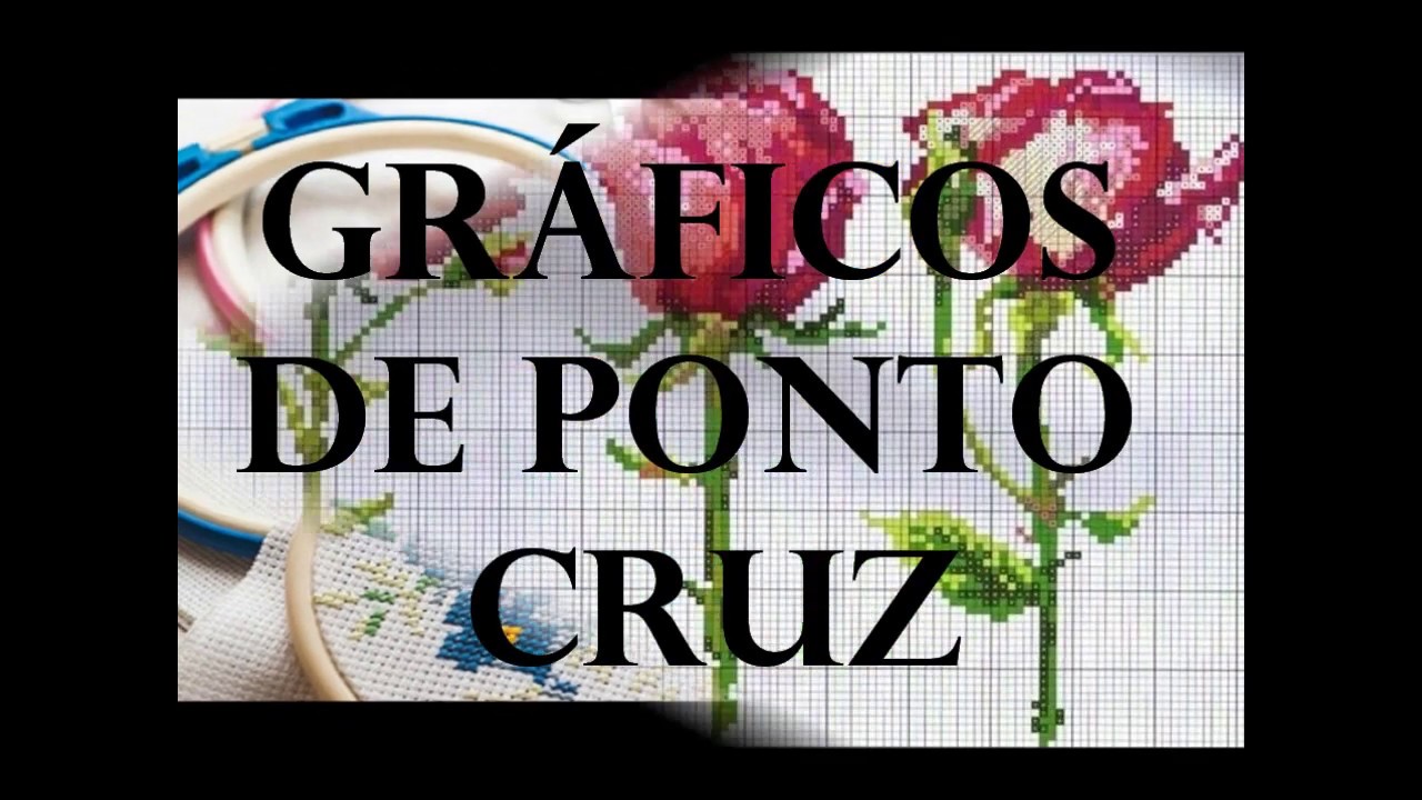 GRÁFICOS PONTO CRUZ 26 FLORES #5 | LINDOS GRÁFICOS FLORAIS PARA PERSONALIZAR OS SEUS TRABALHOS.