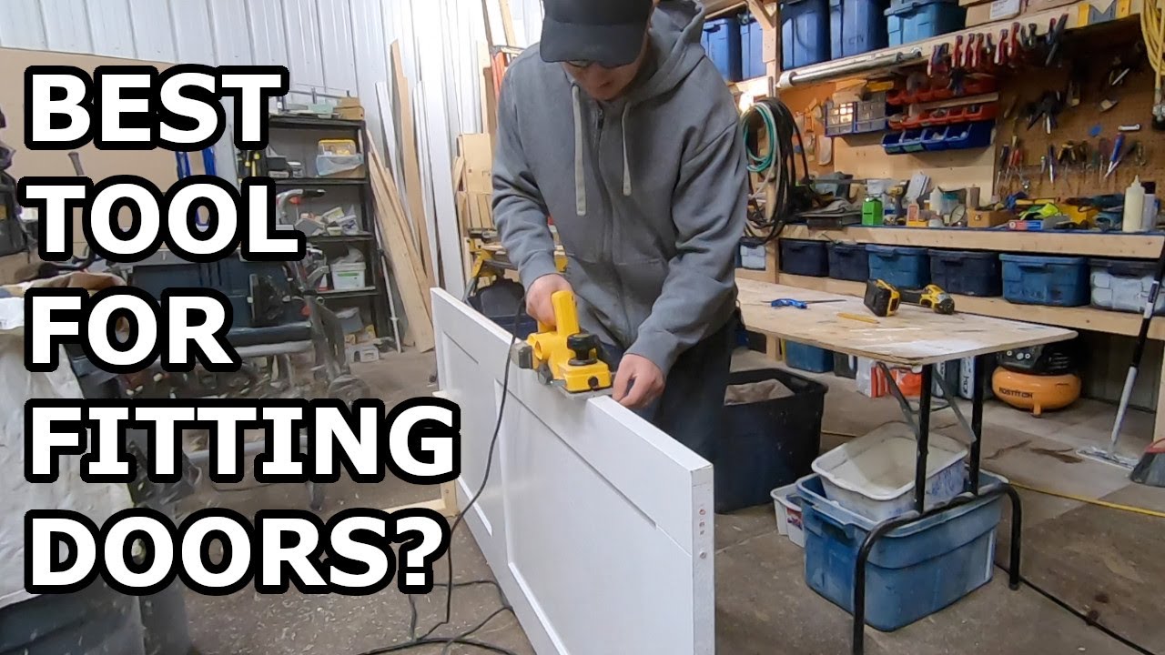 Remove Interior Door Bevel with Power Planer