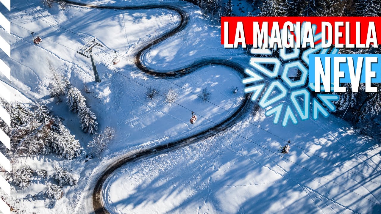 The village of Badia, during and after a nice snowstorm · Alta Badia · Dolomites