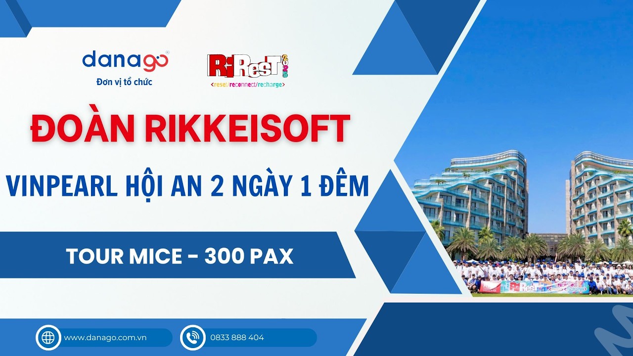 Tour MICE 300 khách Rikkeisoft tại Vinpearl Nam Hội An