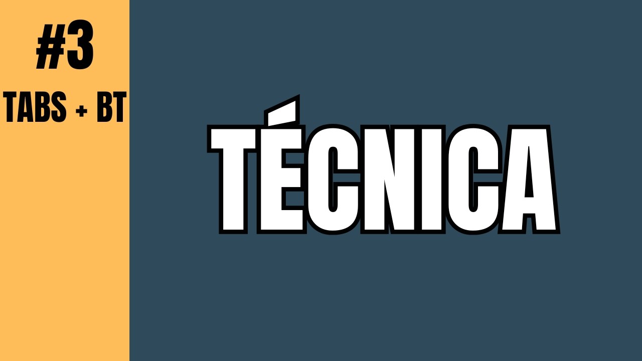 Técnica #3 – Riff en E Pentatónica Menor (Lento + 120 BPM + Backing Track)